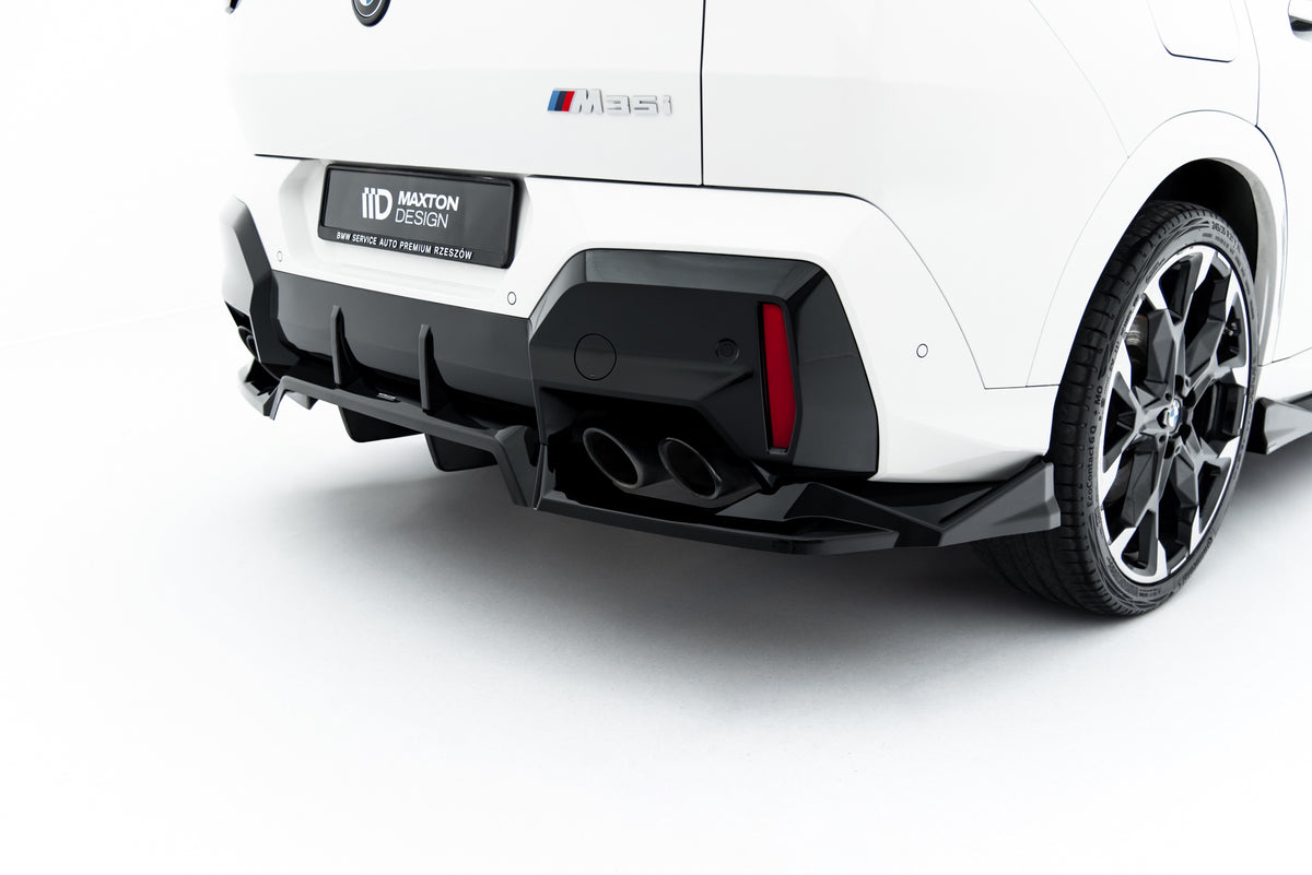 Street+ Mittlerer Diffusor RACE passend für BMW X2 M35i U10 schwarz Hochglanz – Ansicht 2
