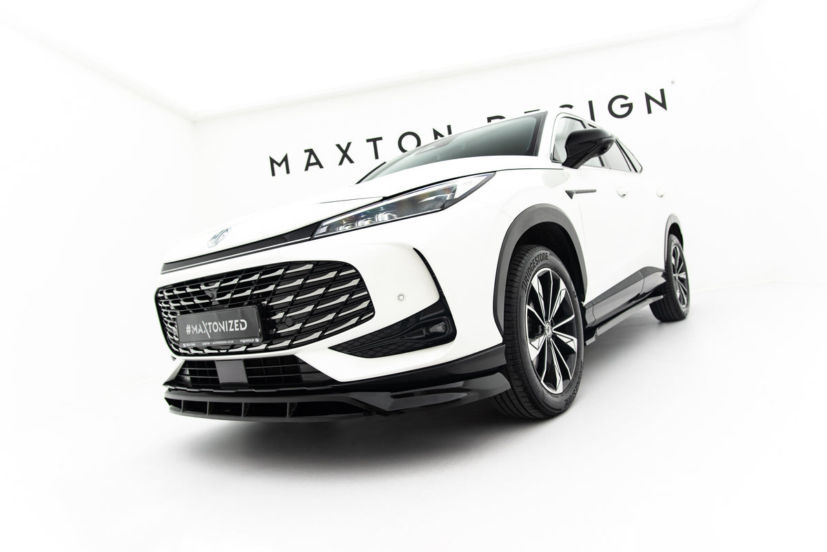 Street+ Spoilerlippe Front Ansatz passend für MG HS Mk2 schwarz Hochglanz – Ansicht 2