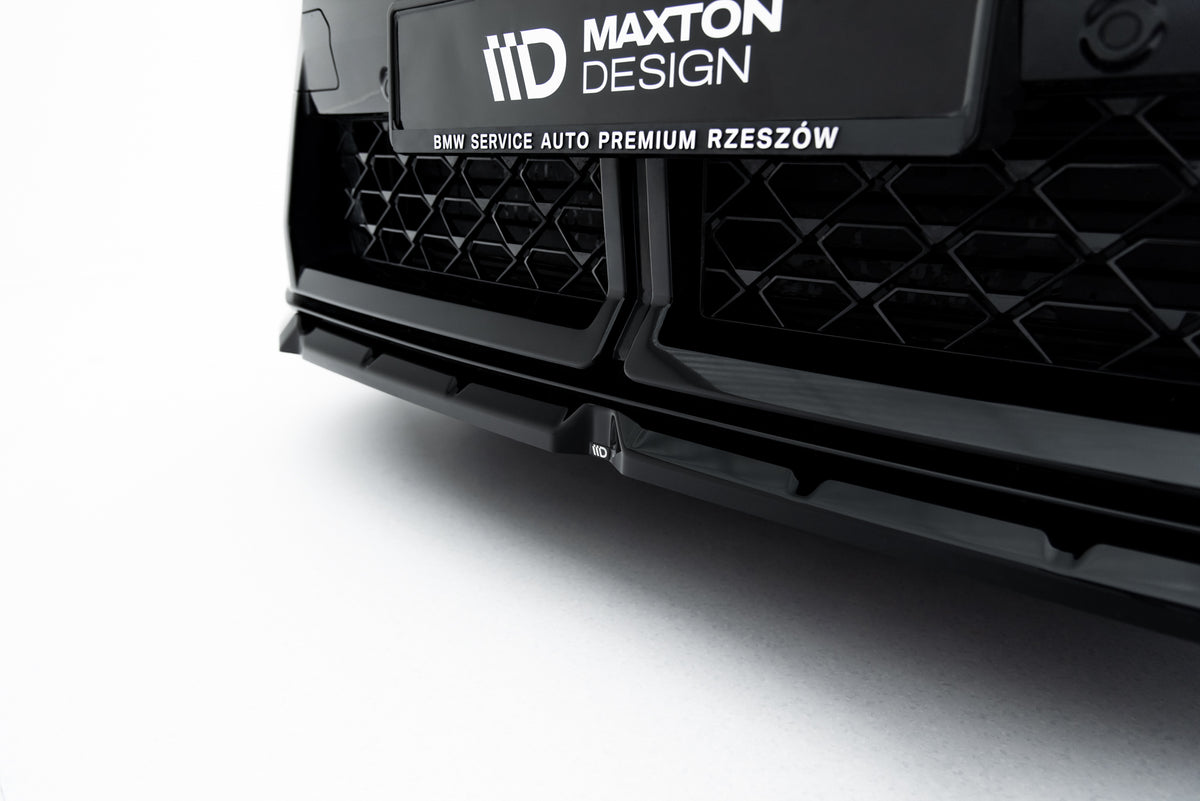Street+ Spoilerlippe Front Ansatz passend für BMW X2 M35i U10 schwarz Hochglanz – Ansicht 3