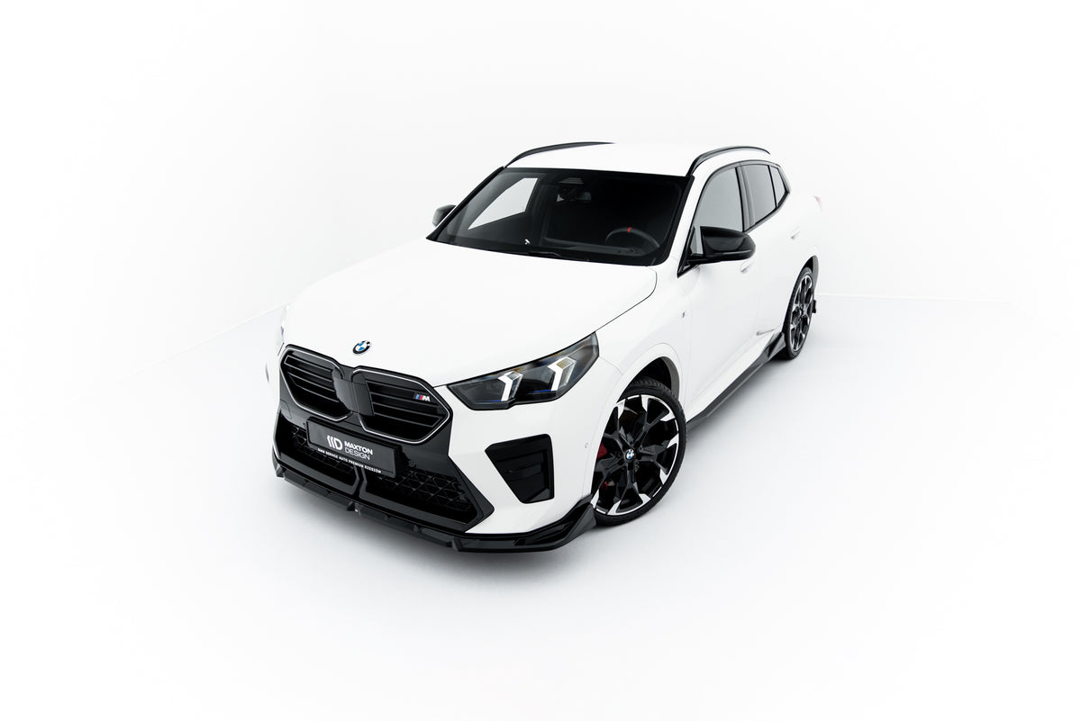 Street+ Spoilerlippe Front Ansatz passend für BMW X2 M35i U10 schwarz Hochglanz – Ansicht 6