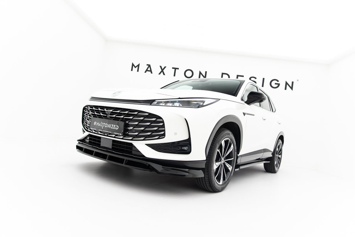 Street+ Spoilerlippe Front Ansatz passend für MG HS Mk2 schwarz Hochglanz – Ansicht 4