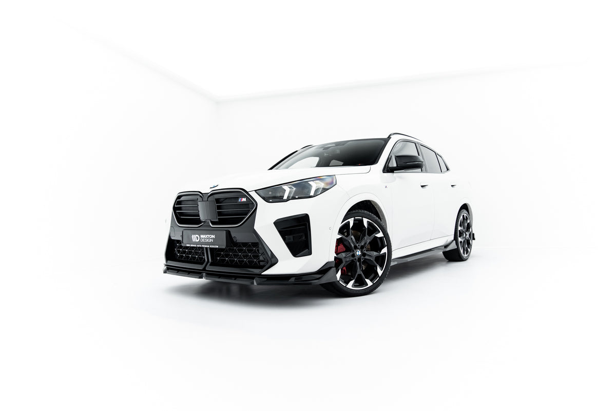 Street+ Spoilerlippe Front Ansatz passend für BMW X2 M35i U10 schwarz Hochglanz – Ansicht 4