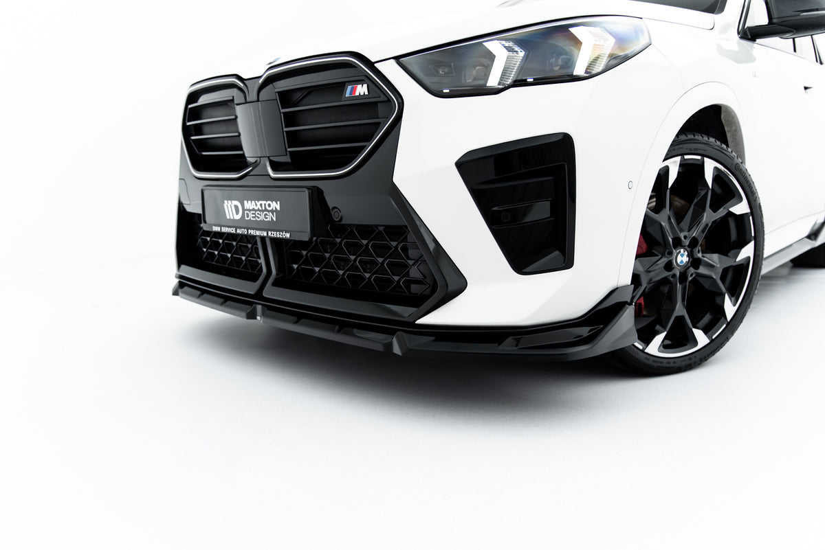 Street+ Spoilerlippe Front Ansatz passend für BMW X2 M35i U10 schwarz Hochglanz – Ansicht 1