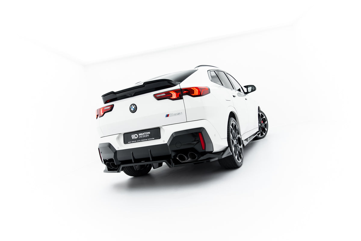 Street+ Mittlerer Diffusor RACE passend für BMW X2 M35i U10 schwarz Hochglanz – Ansicht 3