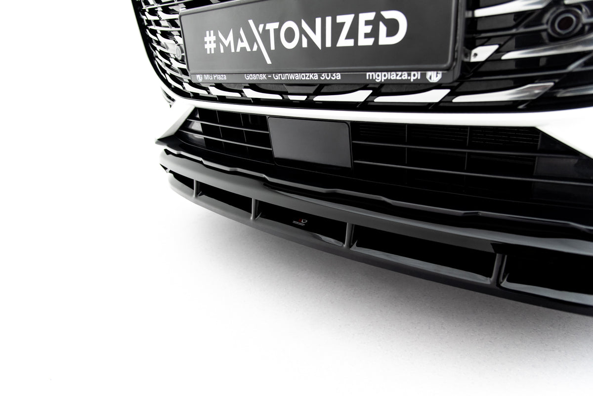 Street+ Spoilerlippe Front Ansatz passend für MG HS Mk2 schwarz Hochglanz – Ansicht 3