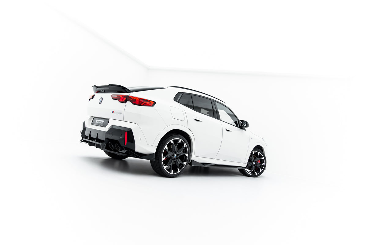 Street+ Mittlerer Diffusor RACE passend für BMW X2 M35i U10 schwarz Hochglanz – Ansicht 5