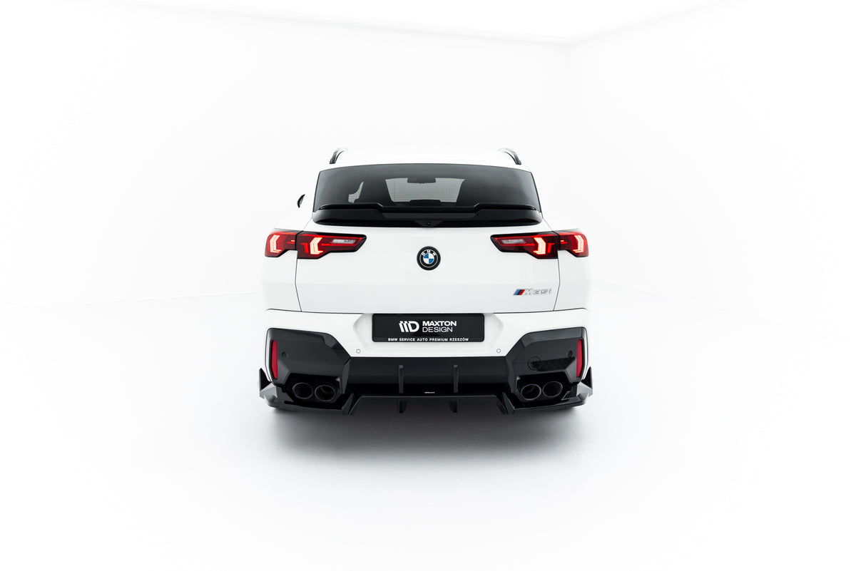Street+ Mittlerer Diffusor RACE passend für BMW X2 M35i U10 schwarz Hochglanz – Ansicht 1