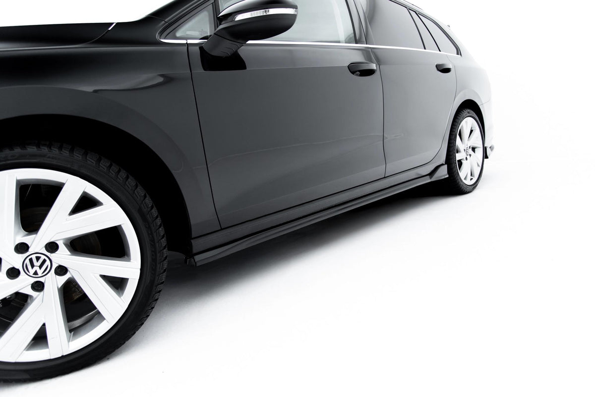 Street+ Seitenschweller Leisten passend für VW Golf Variant Mk8 Facelift schwarz Hochglanz – Ansicht 4