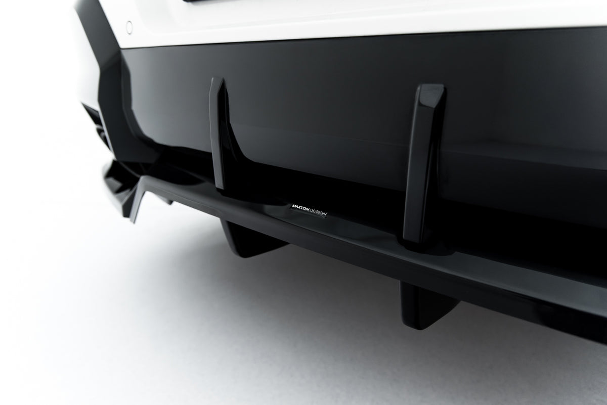 Street+ Mittlerer Diffusor RACE passend für BMW X2 M35i U10 schwarz Hochglanz – Ansicht 4
