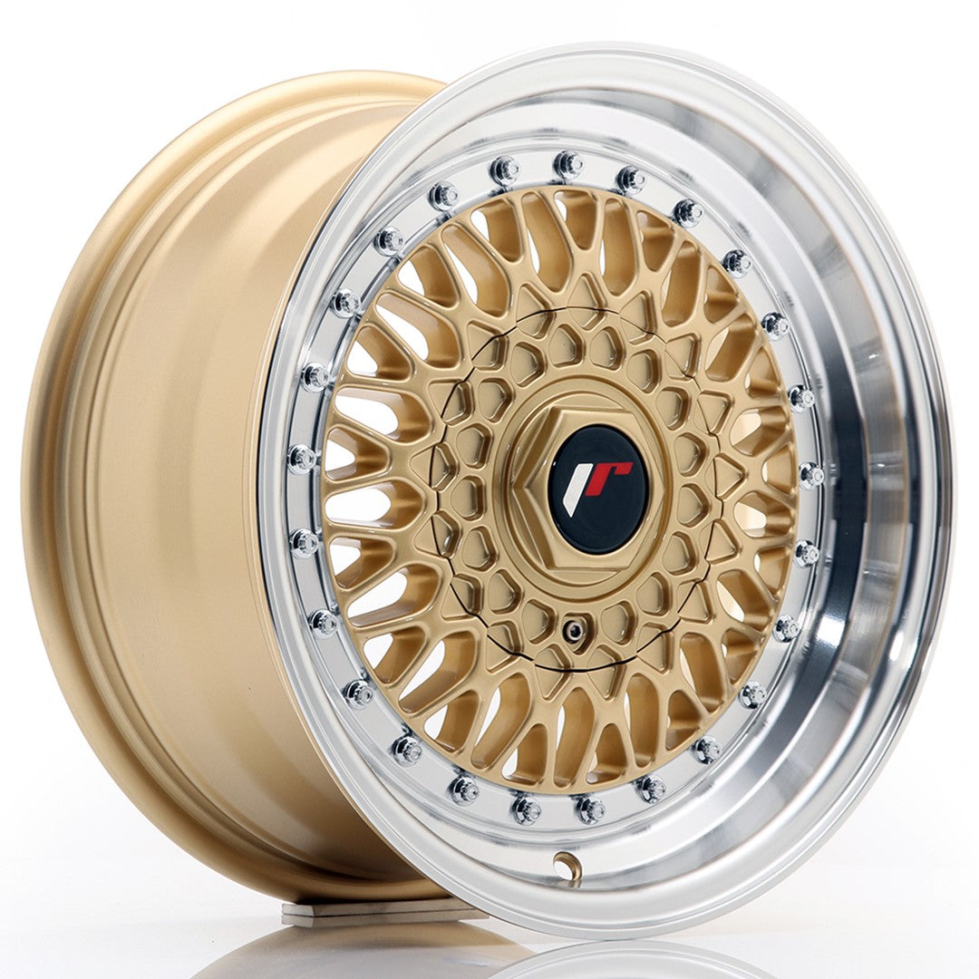 JR Wheels JR9 – Gold w/ Machined Lip