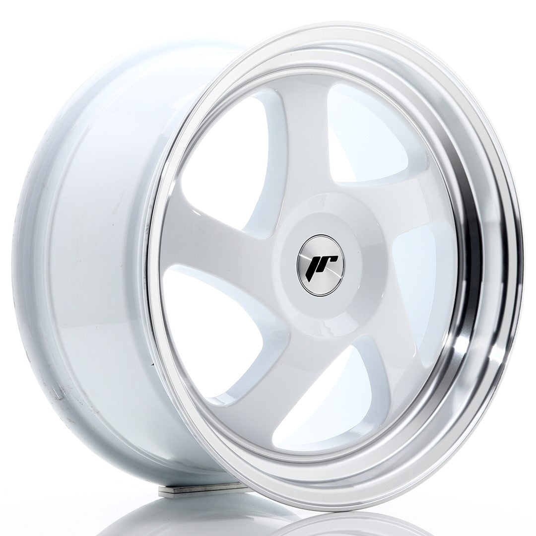 JR Wheels JR15 – White w/ Machined Lip