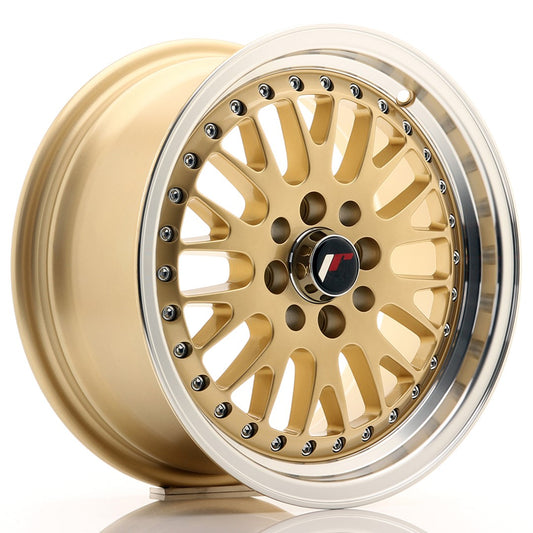 JR Wheels JR10 – Gold w/ Machined Lip