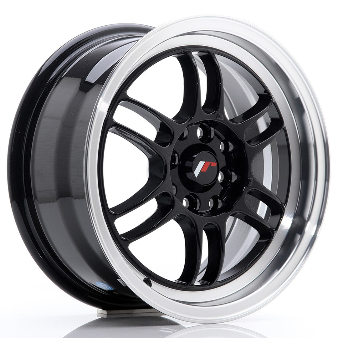 JR Wheels JR7 – Black w/ Machined Lip