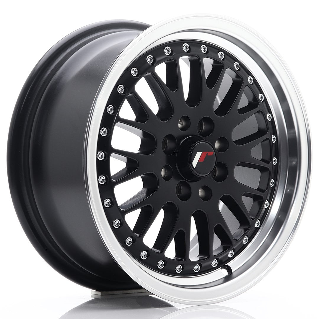 JR Wheels JR10 – Black w/ Machined Lip