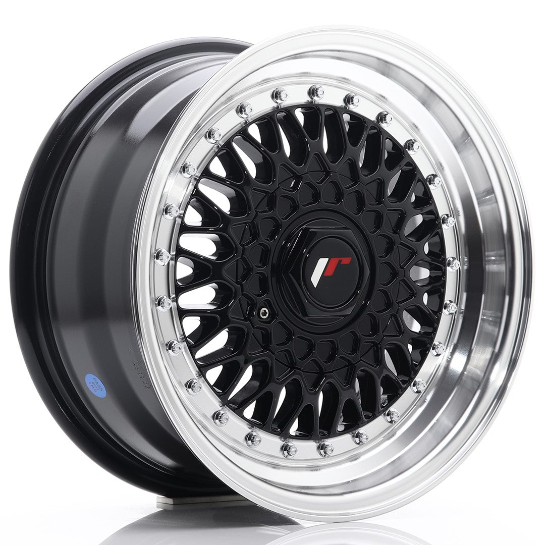 JR Wheels JR9 – Black w/ Machined Lip