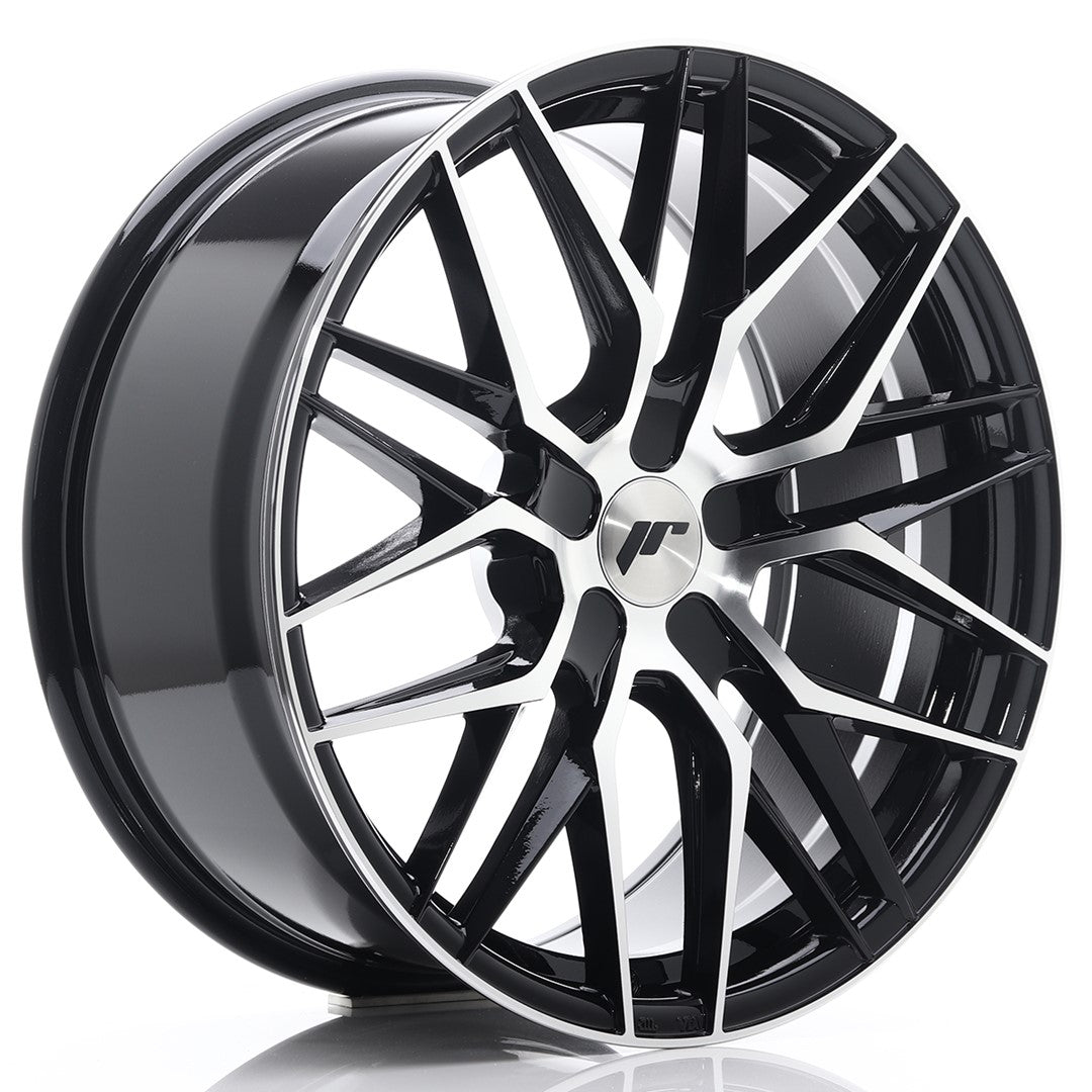 JR Wheels JR28 – Black Machined
