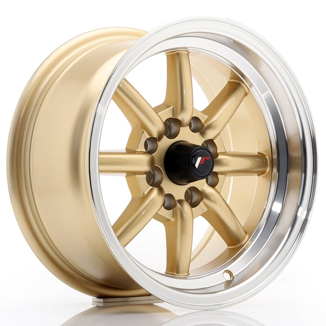 JR Wheels JR19 – Gold w/ Machined Lip