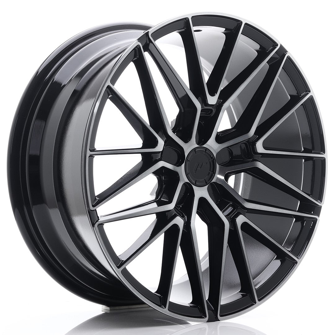 JR Wheels JR38 – Black Brushed w/ Tinted Face
