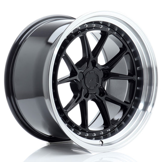 JR Wheels JR39 – Black w/ Machined Lip