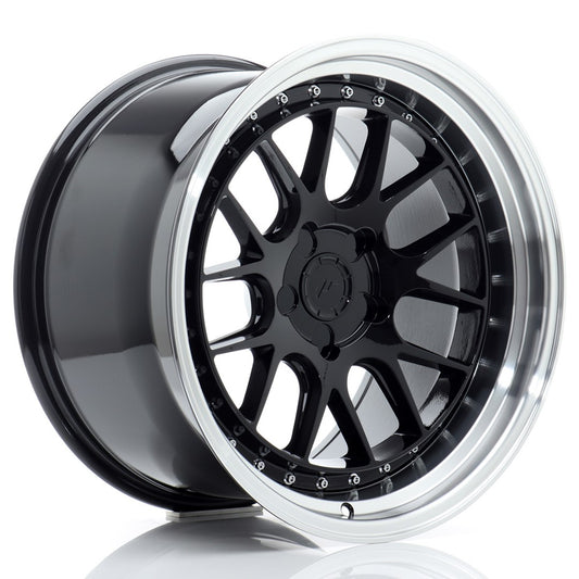 JR Wheels JR40 – Black w/ Machined Lip