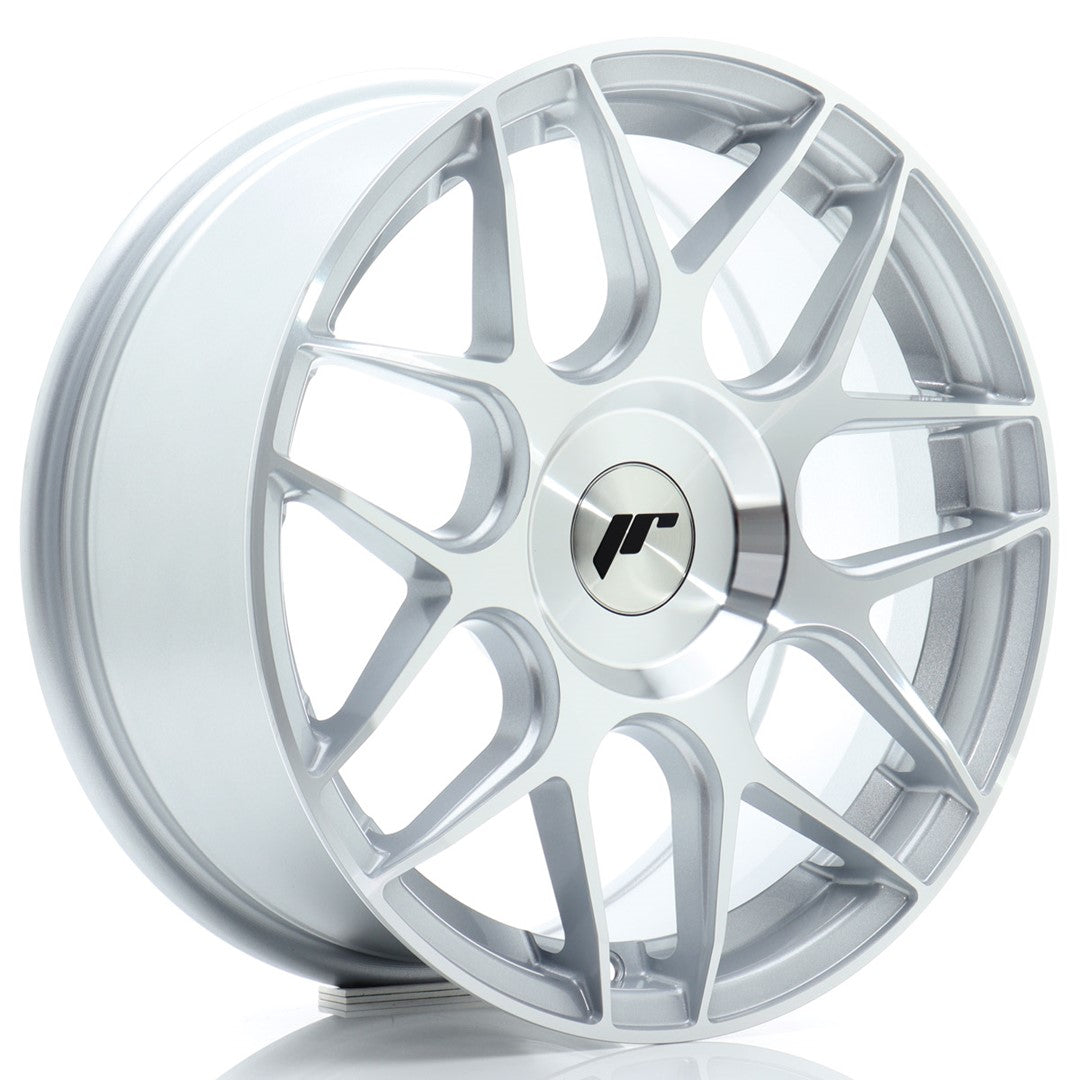 JR Wheels JR18 – Silver Machined Face