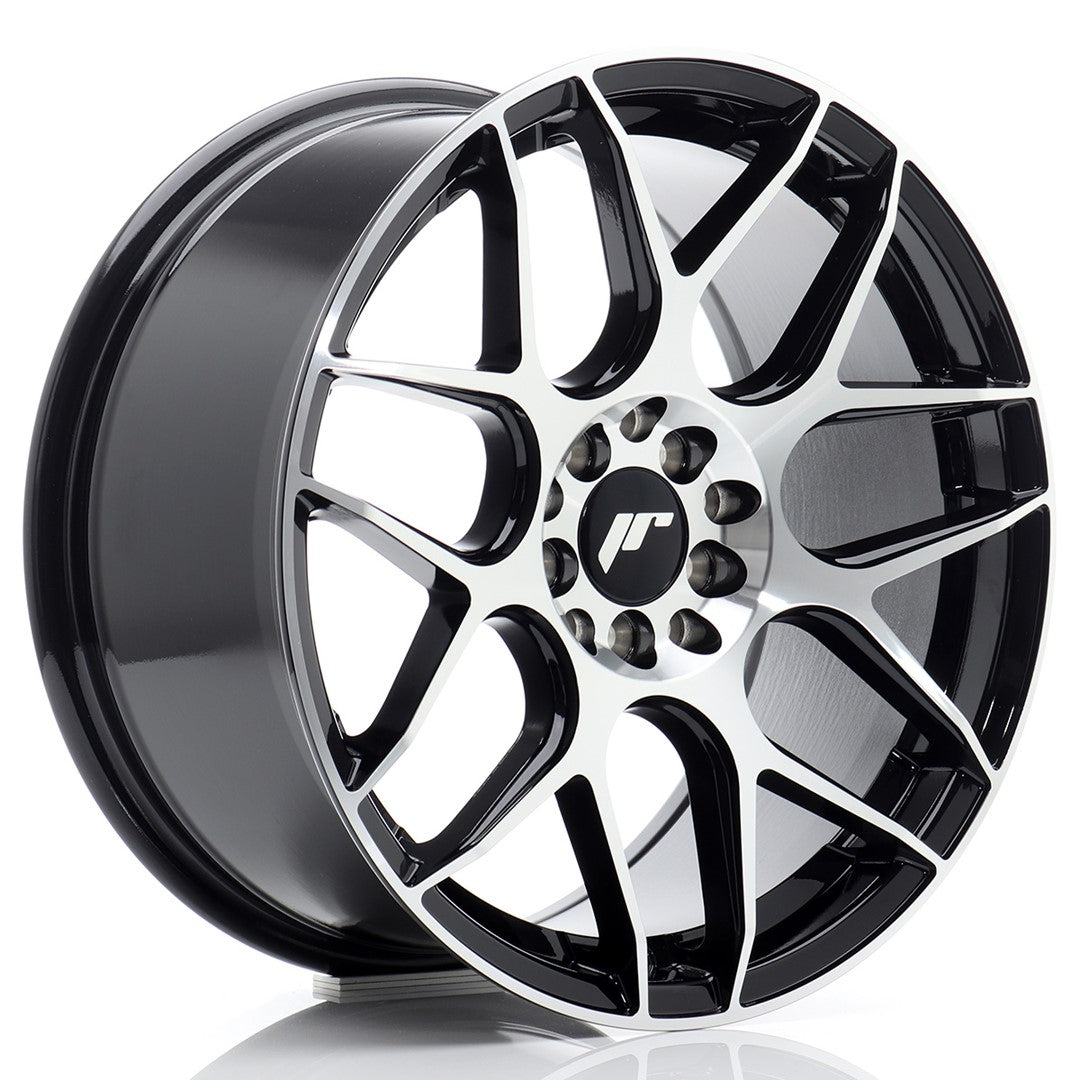 JR Wheels JR18 – Black Machined Face