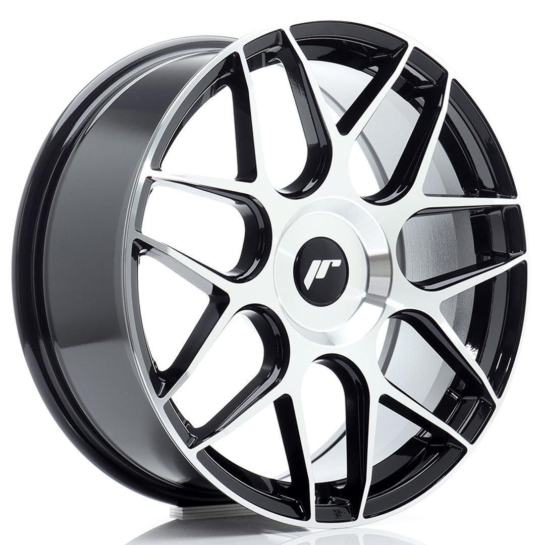 JR Wheels JR18 – Black Machined