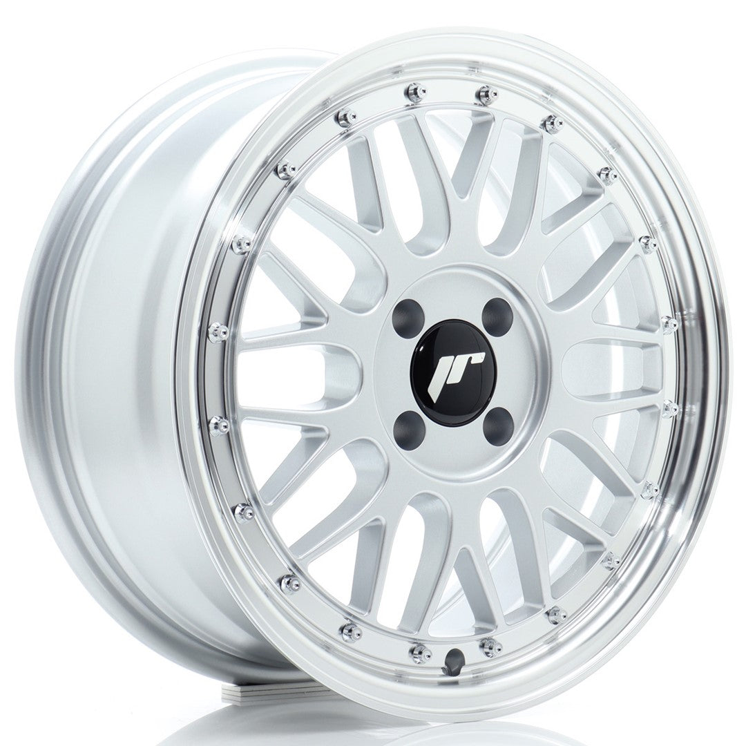 JR Wheels JR23 – Silver w/ Machined Lip