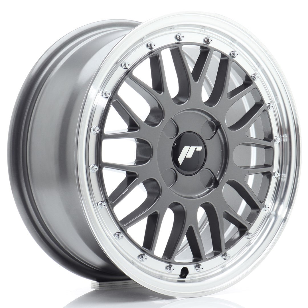 JR Wheels JR23 – Hyper Gray w/ Machined Lip