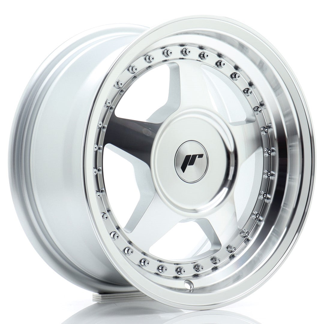 JR Wheels JR6 – Silver Machined Face