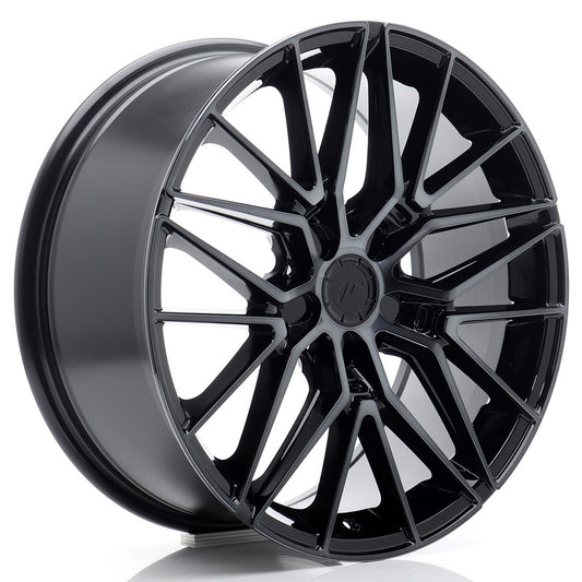 JR Wheels JR38 – Black Machined w/ Tinted Face
