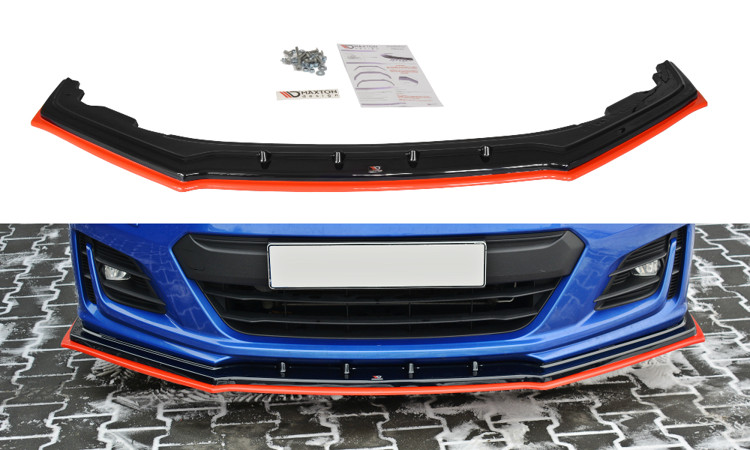 Street+ Spoilerlippe Front Ansatz V.4 passend für Subaru BRZ Mk1 Facelift – Ansicht 2