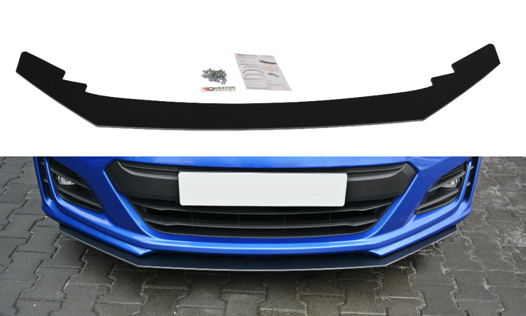 Racing Street+ Spoilerlippe Front Ansatz V.2 passend für Subaru BRZ Mk1 Facelift – Ansicht 2