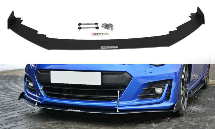Racing Street+ Spoilerlippe Front Ansatz V.3 passend für Subaru BRZ Mk1 Facelift – Ansicht 2