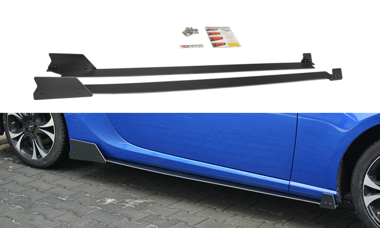 Racing Street+ Seitenschweller Leisten passend für Subaru BRZ Mk1 / Mk1 Facelift – Ansicht 2
