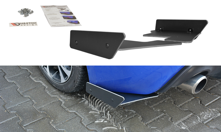 Racing Heck Ansatz Flaps Diffusor passend für L + R Subaru BRZ Mk1 / Mk1 Facelift – Ansicht 2