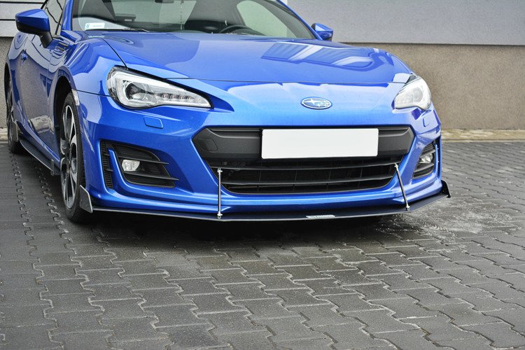Racing Street+ Spoilerlippe Front Ansatz V.3 passend für Subaru BRZ Mk1 Facelift – Ansicht 1