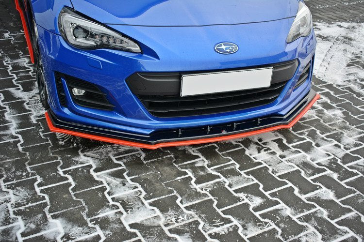 Street+ Spoilerlippe Front Ansatz V.4 passend für Subaru BRZ Mk1 Facelift – Ansicht 1