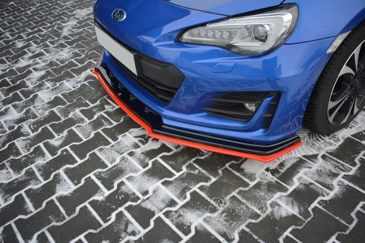Street+ Spoilerlippe Front Ansatz V.4 passend für Subaru BRZ Mk1 Facelift – Ansicht 4
