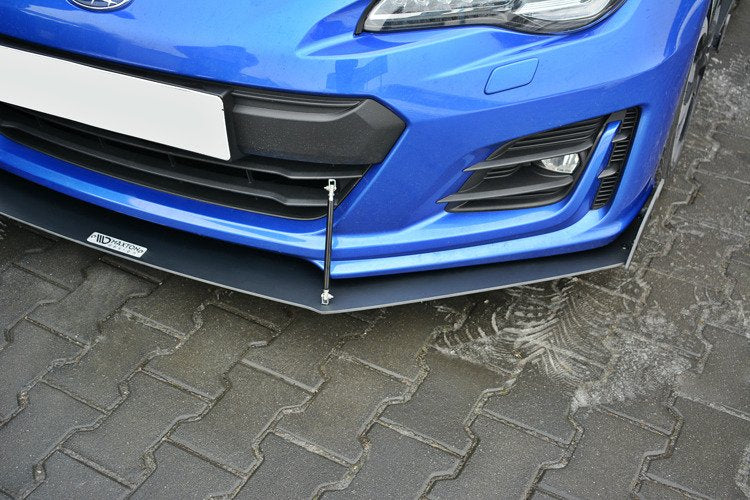 Racing Street+ Spoilerlippe Front Ansatz V.3 passend für Subaru BRZ Mk1 Facelift – Ansicht 4