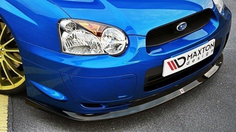 Street+ Spoilerlippe Front Ansatz passend für Subaru Impreza WRX STI (BLOBEYE) schwarz Hochglanz – Ansicht 3