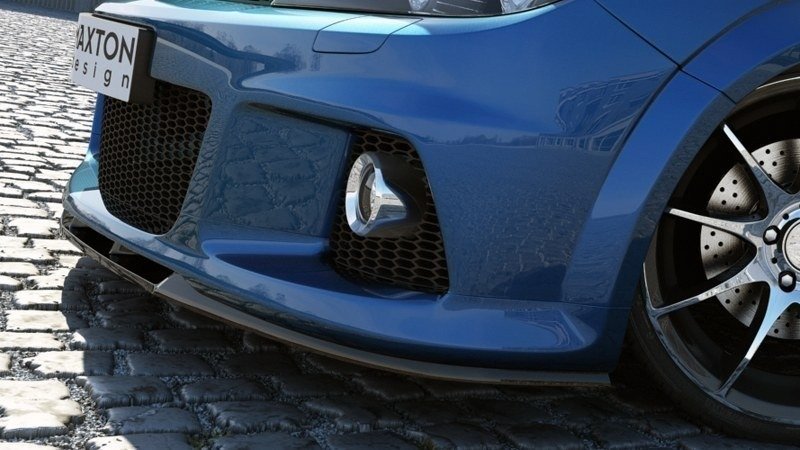 Street+ Spoilerlippe Front Ansatz passend für OPEL ASTRA H OPC / VXR Nurburg schwarz Hochglanz – Ansicht 4