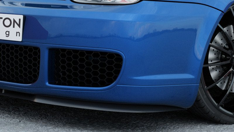 Street+ Spoilerlippe Front Ansatz passend für (Cupra Look) VW Golf IV R32 schwarz Hochglanz – Ansicht 4
