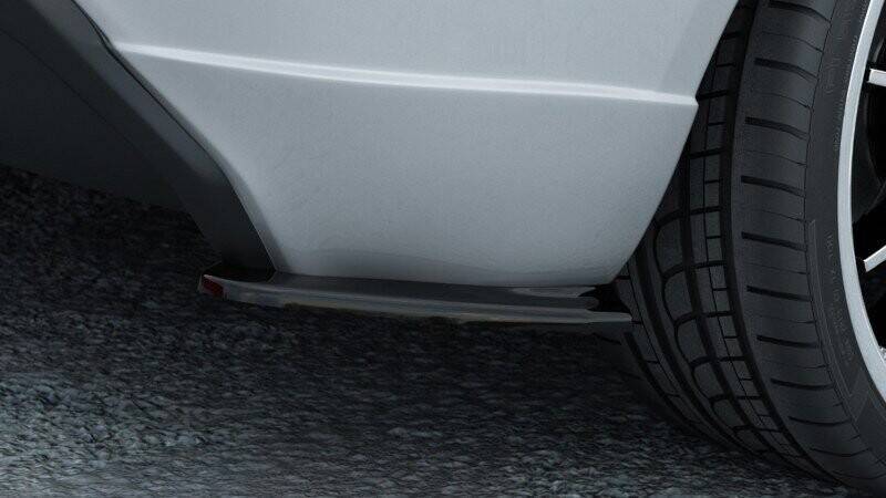 Heck Ansatz Flaps Diffusor passend für FORD FIESTA MK7 ST / STLINE / ZETEC S schwarz Hochglanz – Ansicht 4
