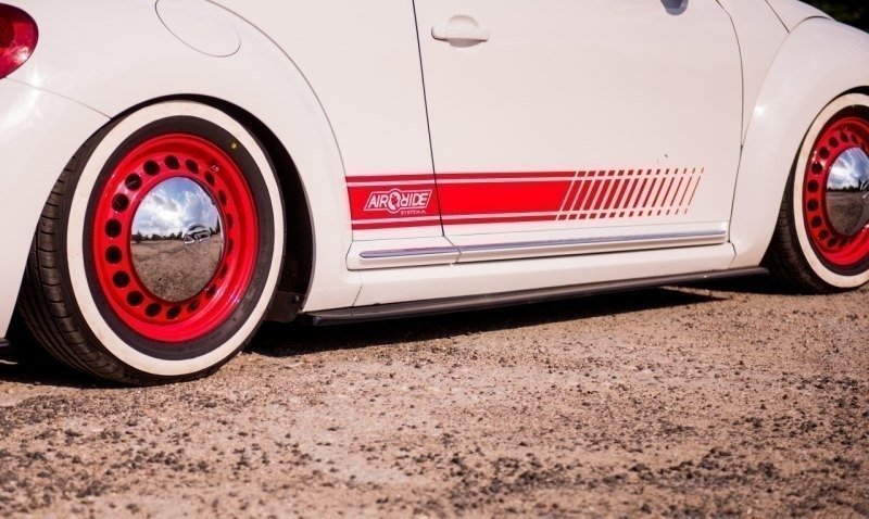 Street+ Seitenschweller Leisten passend für VW BEETLE schwarz Hochglanz – Ansicht 1