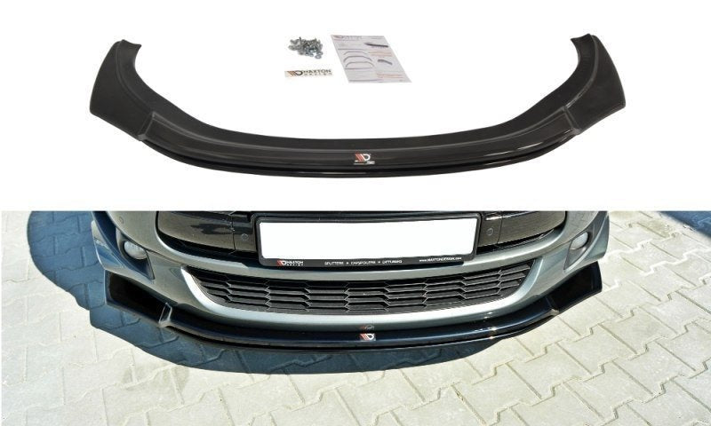 Street+ Spoilerlippe Front Ansatz V.3 passend für Citroen DS5 schwarz Hochglanz – Ansicht 2