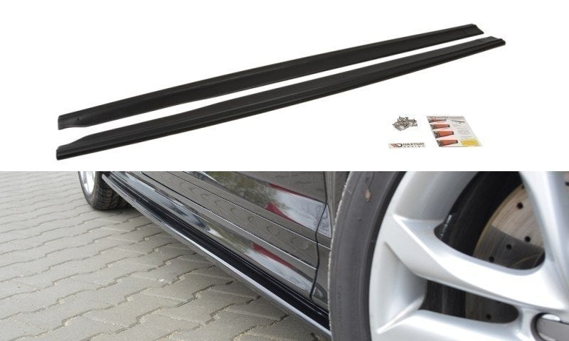 Street+ Seitenschweller Leisten passend für Audi S3 8P / S3 8P FL / RS3 8P schwarz Hochglanz – Ansicht 2