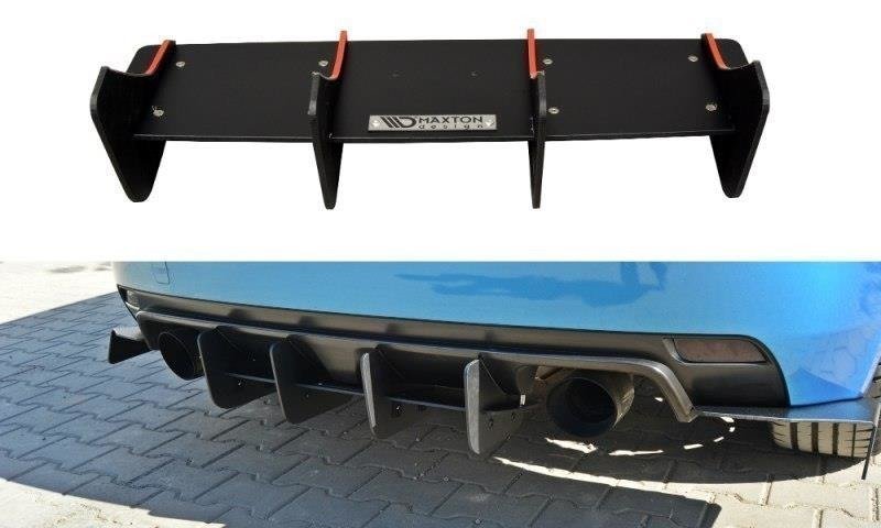 Diffusor Heck Ansatz passend für Heckschürze passend für Subaru Impreza WRX STI Mk3 – Ansicht 2