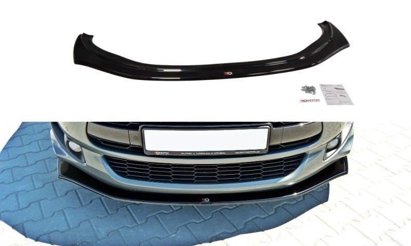 Street+ Spoilerlippe Front Ansatz V.2 passend für Citroen DS5 schwarz Hochglanz – Ansicht 2