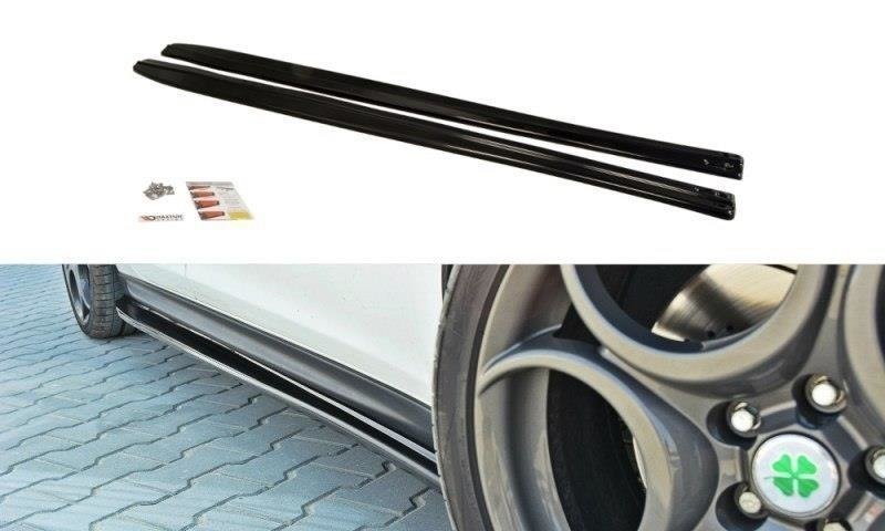 Seitenschweller V.1 Alfa Romeo Giulietta schwarz Hochglanz – Ansicht 2